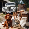 NEU Applikation Stickdatei Irish Setter Tabsy Hund