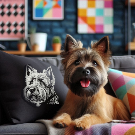 NEU Stickdatei Cairn Terrier Tagor  Hund