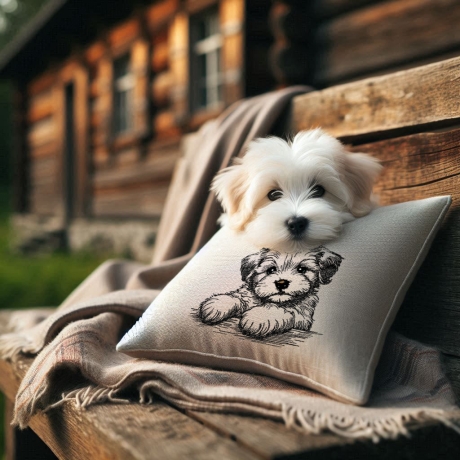 NEU Stickdatei Havaneser Welpe Silvie Hund