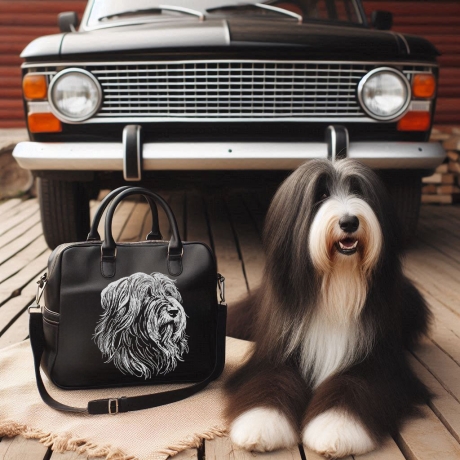 NEU Stickdatei Bearded Collie Maddox Hund