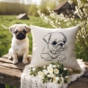 NEU Stickdatei Mops Welpe Daisy LIGHT Hund 