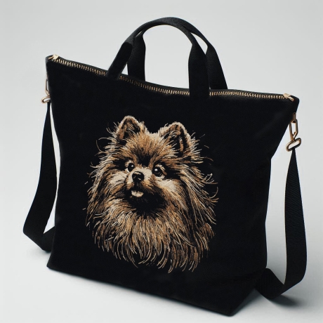 NEU Stickdatei Deutscher Spitz Purdy LunaChild