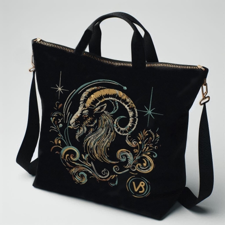 Neu Stickdatei Sternzeichen Steinbock LunaChild Zodiak