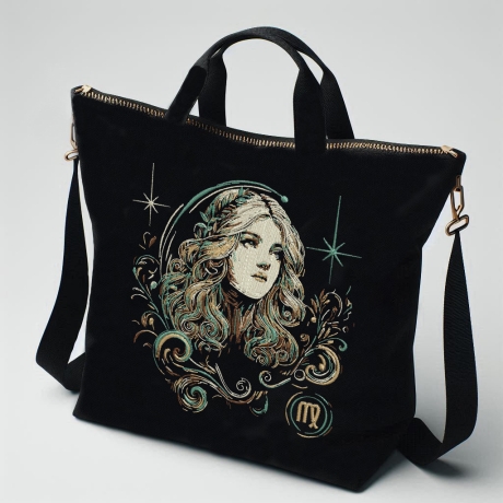 Neu Stickdatei Sternzeichen Jungfrau LunaChild Zodiak