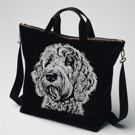 Neu Stickdatei Golden Doodle Camilla Hund LunaChild