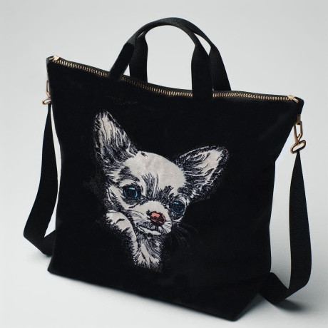 NEU Stickdatei Applikation Chihuahua Bella LunaChild