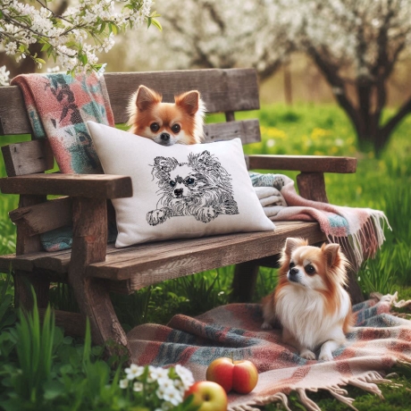 NEU Stickdatei Chihuahua Kim LIGHT Hund 