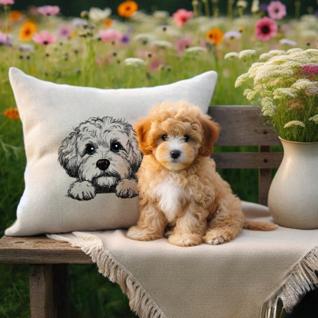 NEU Stickdatei Bichpoo Annika Hund LunaChild