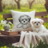 NEU Stickdatei Shih Tzu Welpe Lesley Hund realistisch