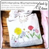 0011 - Monoline Blumenwiese – ab 13x18 Rahmen - Eleganz pur