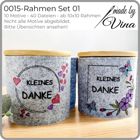 0015 - Rahmen Set 01 – ab 10x10 Rahmen - schön, schlichte Rahmen