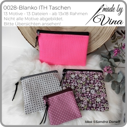 0028 –Blanko ITH Täschchen – ab 13x18 cm 