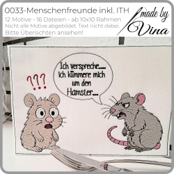 0033 – Stickdateien Menschenfreunde inkl. ITH - ab 10x10 Rahmen 0033 – Stickdateien Menschenfreunde inkl. ITH - ab 10x10 Rahmen