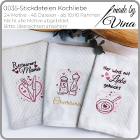 0035 – Stickdateien Kochliebe- ab 10x10 Rahmen 