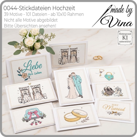 0044– Stickdateien Hochzeit