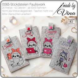 0065 – Stickdateien Fauliswork  inkl. ITH Anhänger