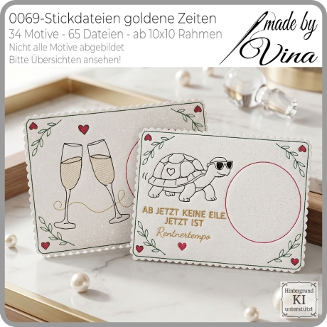 0069 – Stickdateien goldene Zeiten – ab 10x10 cm 