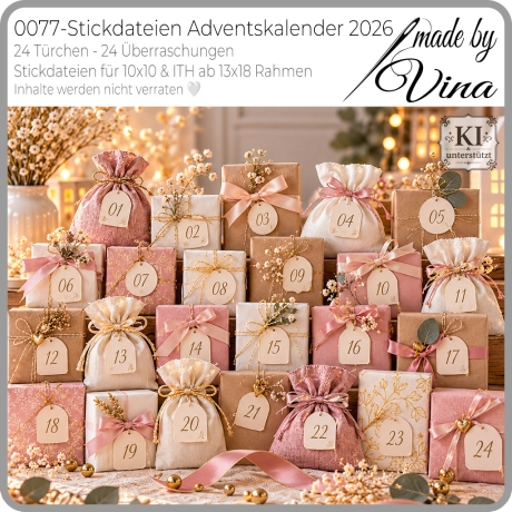 0077 –  Stickdateien Adventskalender 2026 