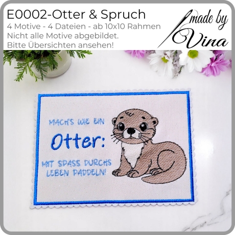 E0002 – Otter & Spruch – ab 10x10 cm 