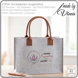 E0041 –Stickdateien Augenblicke 