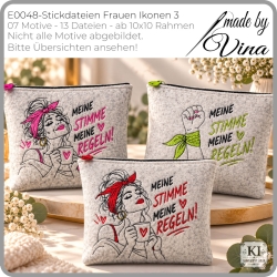 E0048 Stickdateien Frauen Ikonen 3