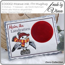 ED0002 –Möwe im Scribble Stil – ab 10x10 cm  ED0002 –Möwe im Scribble Stil – ab 10x10 cm