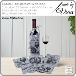 ED0018 – Stickdateien Weinliebe (Doro-Collection) ED0018 – Stickdateien Weinliebe (Doro-Collection)