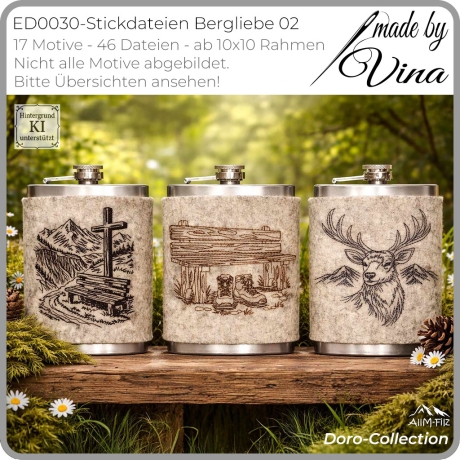 ED0030– Stickdateien Bergliebe (Doro-Collection)