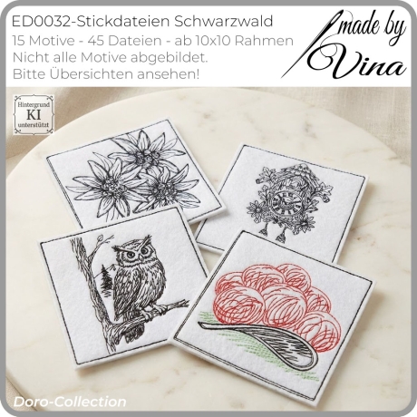 ED0032– Stickdateien Schwarzwald (Doro-Collection)