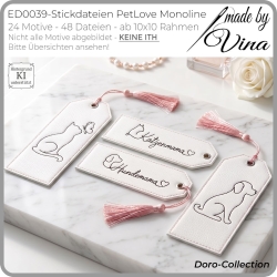 ED0039-Stickdateien PetLove Monoline 