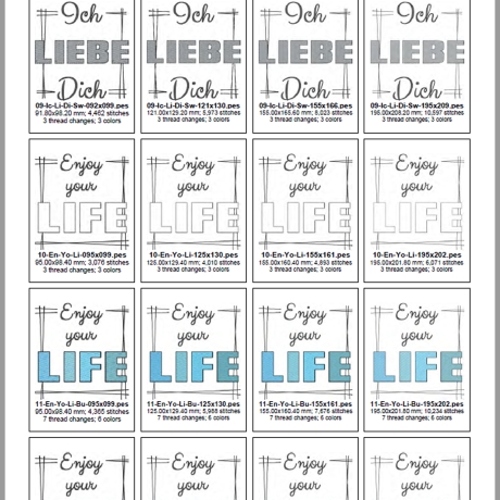 0019 – Statements Set 02 – ab 10x10 cm - frech & humorvoll
