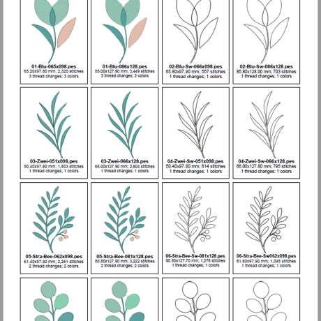 0050 – Stickdateien Lebensfreude – ab 10x10 cm 