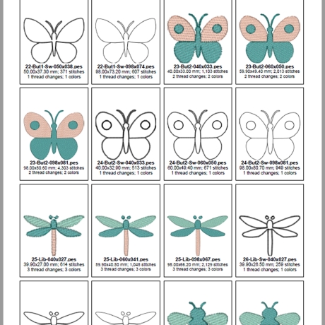 0050 – Stickdateien Lebensfreude – ab 10x10 cm 