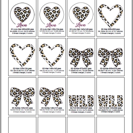 0052 – Stickdateien Leo inkl. 2 ITH