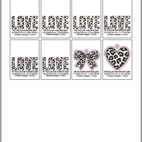 0052 – Stickdateien Leo inkl. 2 ITH