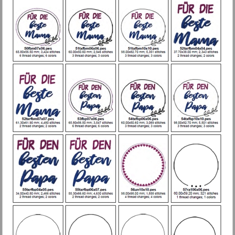 0057- ITH Blumenstecker und Texte für jeden Anlass