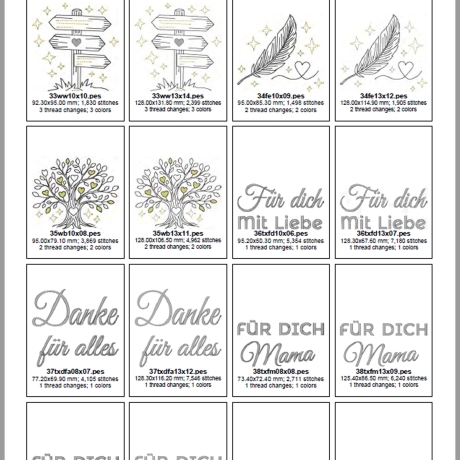 0063 - Stickdateien Menschen im Herz