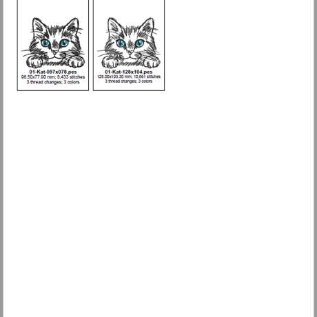 E0005 –Katze im Scribble Stil – ab 10x10 cm 