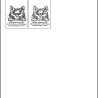 E0005 –Katze im Scribble Stil – ab 10x10 cm 
