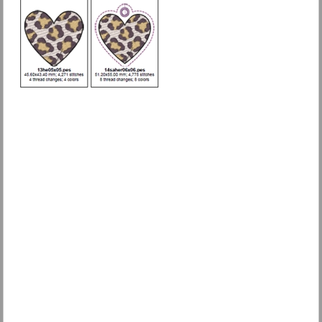 E0037 - Stickdateien Leo Mutterpass - 14 Motive ab 10x10 cm 