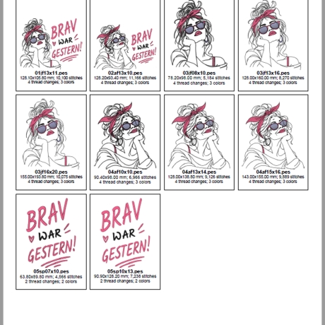 E0046 Stickdateien Frauen Ikonen 1