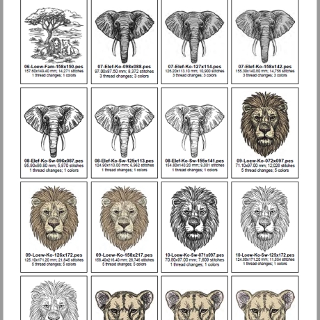 ED0022 – Stickdateien Steppenliebe (Doro-Collection)