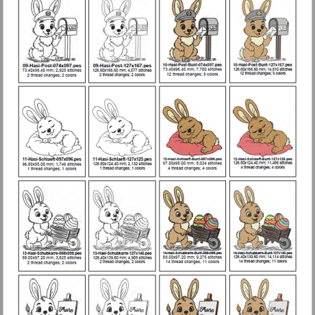 ED0029 - Stickdateien HasisDay– ab 10x10 Rahmen 