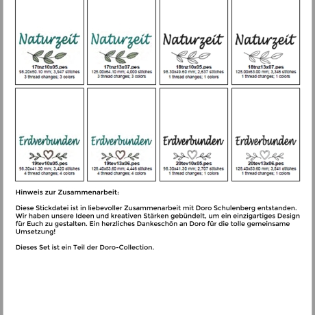 ED0031– Stickdateien Hirsche & Rehe (Doro-Collection)