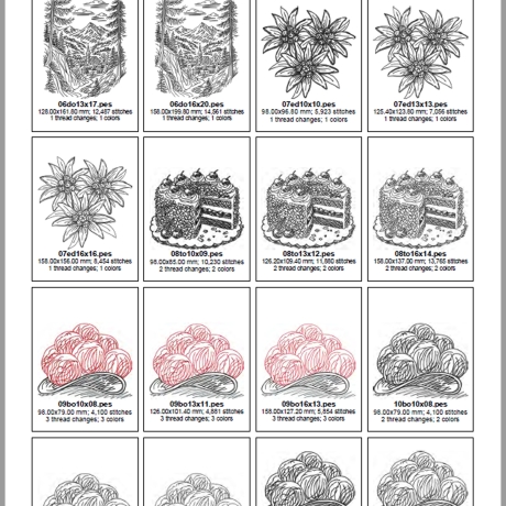 ED0032– Stickdateien Schwarzwald (Doro-Collection)