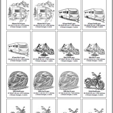 ED0035 - Stickdateien FeelFree (Doro-Collection)