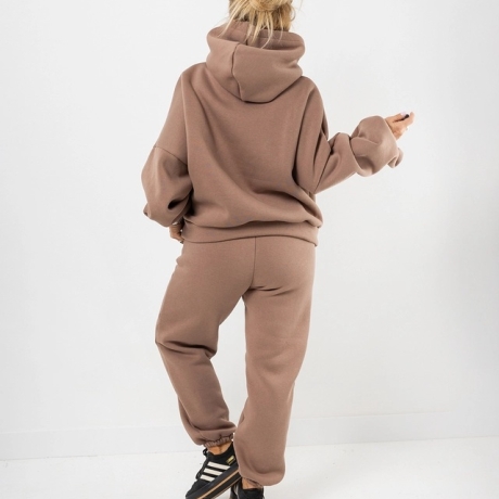 Oversized Jogginganzug / Jogger Braun | Einheitsgröße (M - 4XL)
