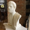 Schöne Büste des Hippokrates. 31 cm.