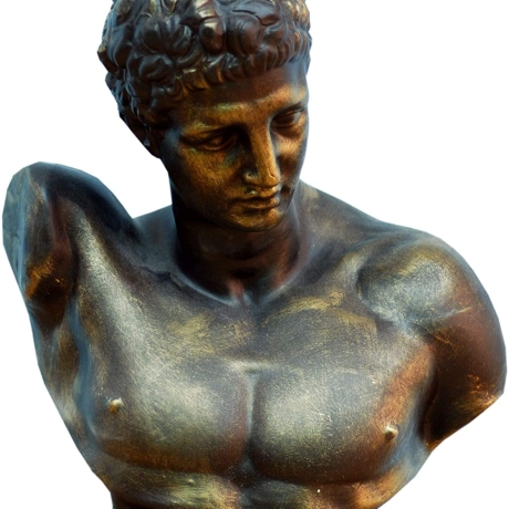 Schöne Büste des Claudius. 41 cm.