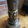 Schöne, reich verzierte griechische Säule. 74 cm.